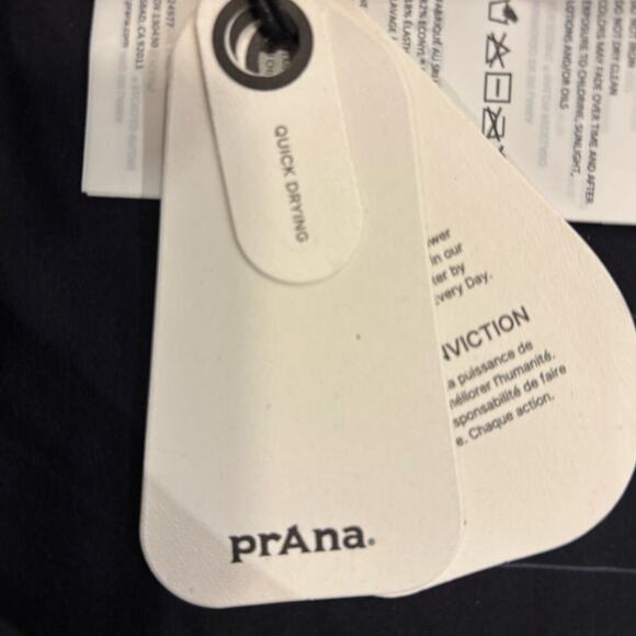 PRANA NWT Black Summer Wave Swim Bottom, Size, XL - Picture 10 of 10